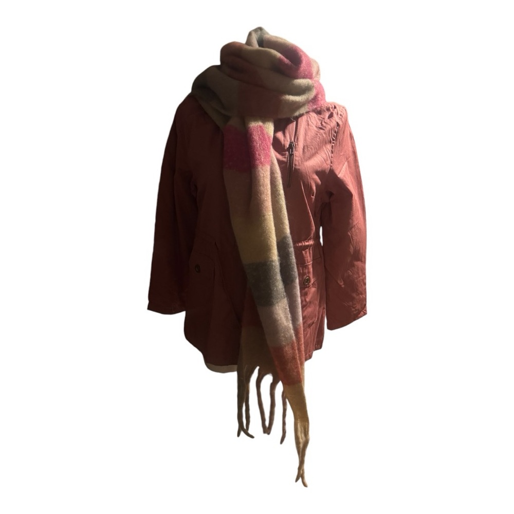 Outerwear (scarf sold separately)